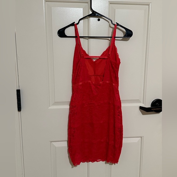 Guess Size Small Red Lace Party Dress (Like New!) - Picture 3 of 14